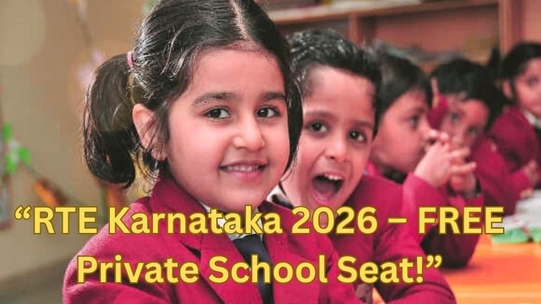 2️⃣ RTE Karnataka 2026 25% free private school seat details