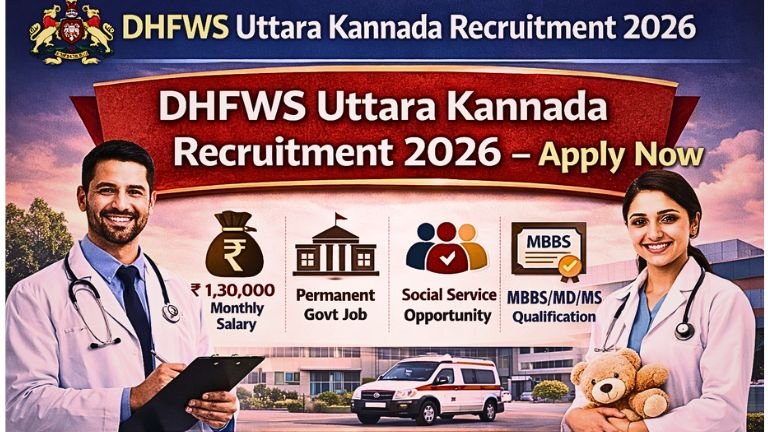 DHFWS Uttara Kannada Recruitment 2026